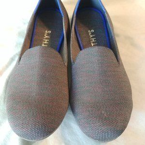 Rothys size 9 loafers navy heather